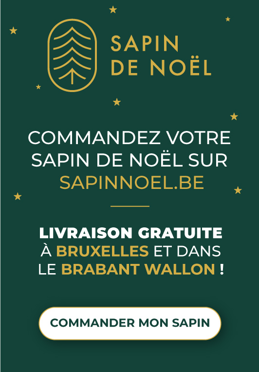 publicité pour commander un sapin de noël